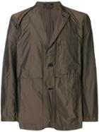 Issey Miyake Oversized Suit Jacket - Brown