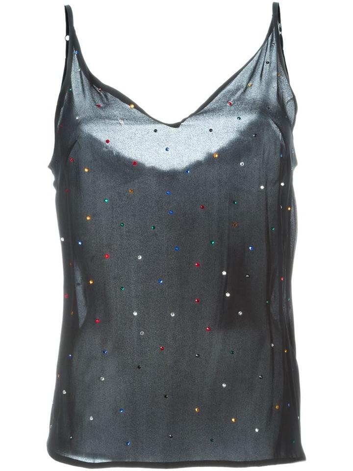 Christopher Kane Gemstone Embellished Cami Top