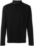 Lanvin - Long Sleeved Polo Shirt - Men - Cotton - Xl, Black, Cotton