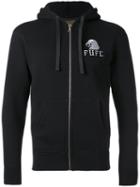 Local Authority - Kangaroo Pockets Zipped Hoodie - Unisex - Cotton - L, Black, Cotton