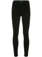 Nobody Denim Cult Skinny Ankle Blk Sateen - Black