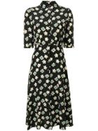 Aspesi Floral Shirt Dress - Black
