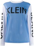 Calvin Klein Colour-block Logo Sweatshirt - Blue