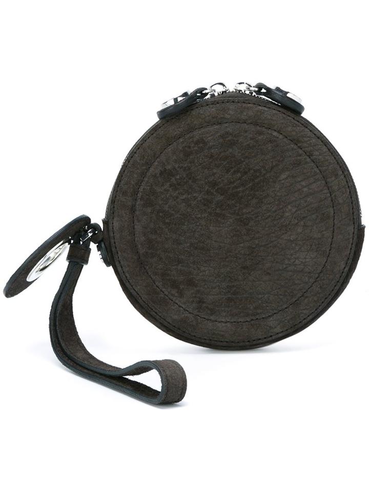 Carven Round Clutch, Women's, Grey