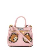 Moschino B-pocket Small Teddy Bag - Pink