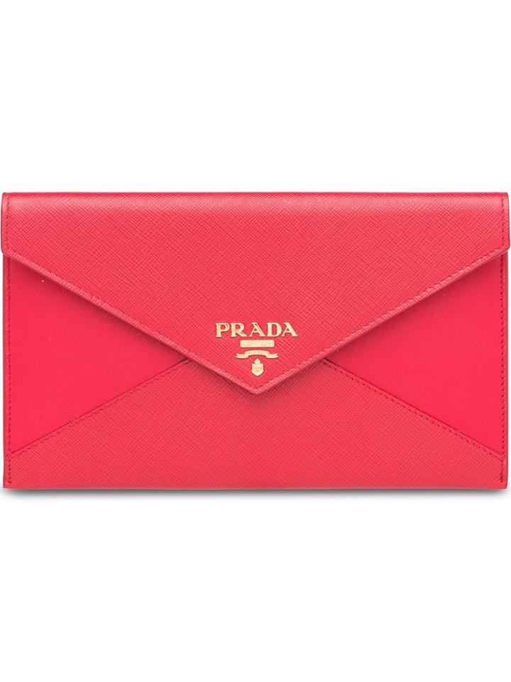 Prada Document Holder - Red