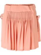 No21 Pleated Panel Tie Sides Shorts