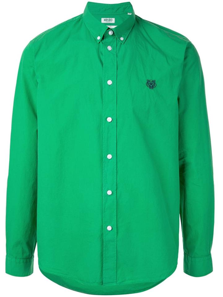 Kenzo Tiger Oxford Shirt - Green