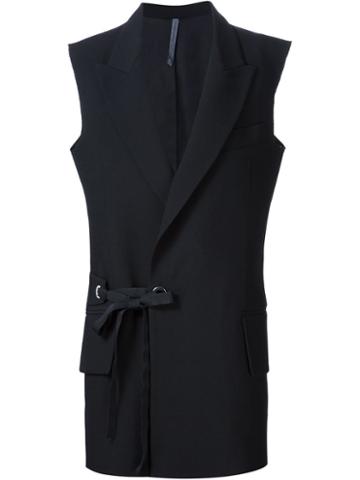 Todd Lynn Asymmetric Wrapped Long Waistcoat