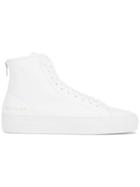 Common Projects Tournament Hi Top Sneakers - White