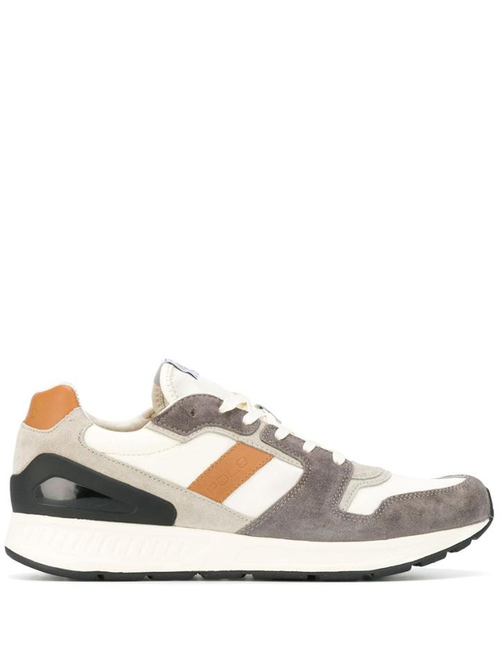 Polo Ralph Lauren Panelled Sneakers - White