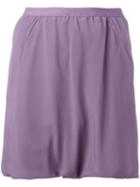 Rick Owens - Blended Shorts - Women - Silk/acetate - 42, Pink/purple, Silk/acetate