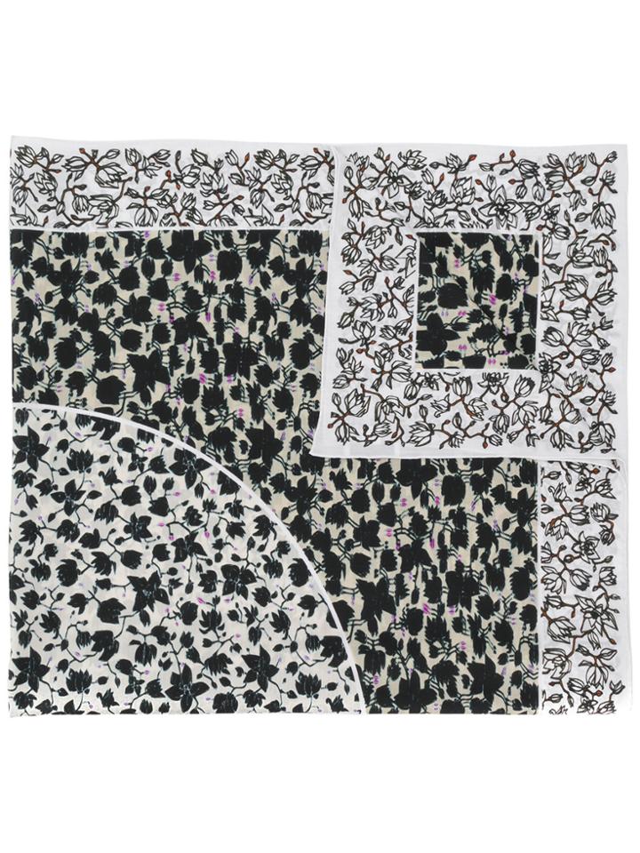 Christian Wijnants Floral Print Scarf - White