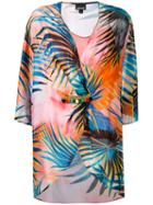 Just Cavalli - Pom Pom Embellished Blouse - Women - Silk/viscose/cotton/acrylic - 40, Yellow/orange, Silk/viscose/cotton/acrylic