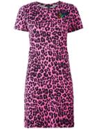 Marc Jacobs Printed Patchwork T-shirt Dress - Pink & Purple