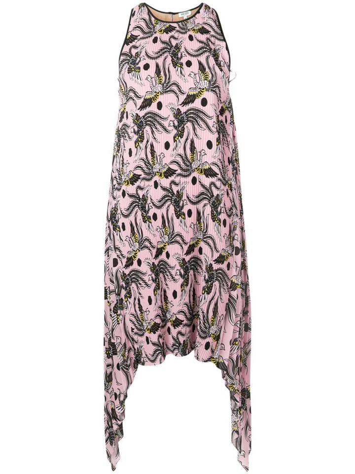 Kenzo Flying Phoenix Dress - Pink