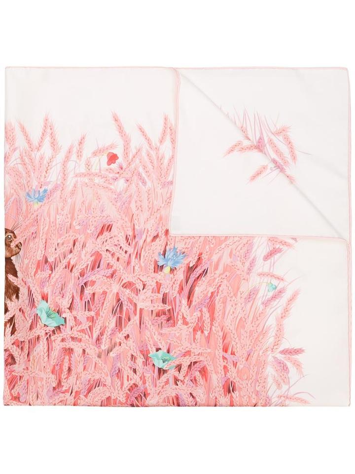 Hermès Vintage 'les Blés' Scarf 2006, Women's, Pink/purple