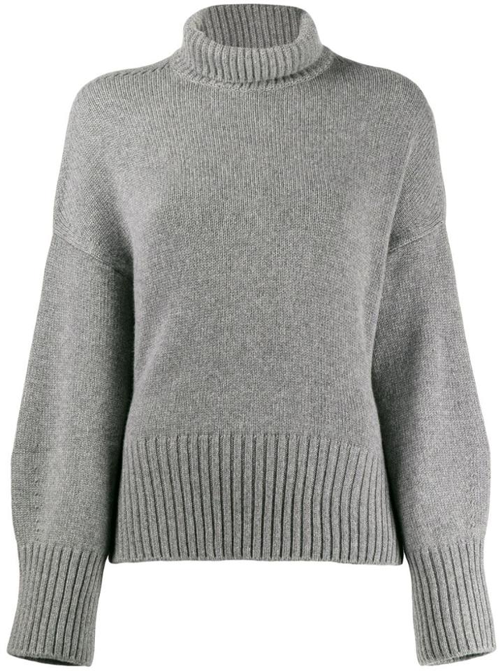 Loro Piana Turtle Neck Jumper - Grey