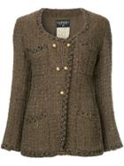 Chanel Vintage Double Breasted Knitted Jacket - Brown