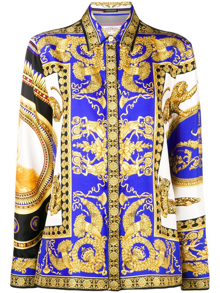 Versace Signature Print Shirt - Multicolour