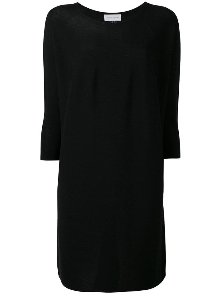 Christian Wijnants - Long Sleeve Dress - Women - Cotton/viscose - S, Women's, Black, Cotton/viscose