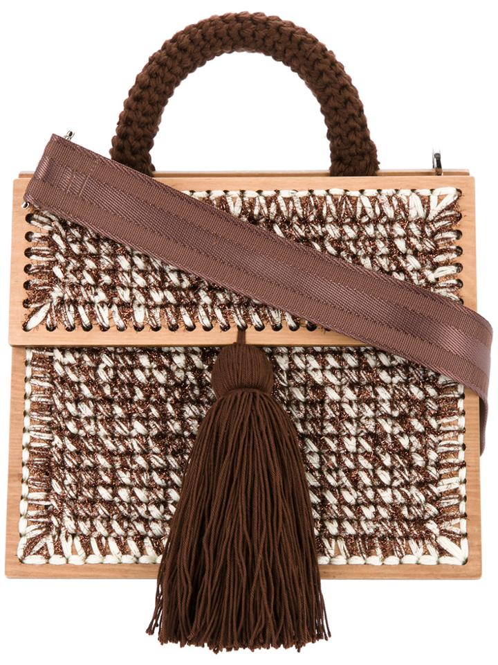 711 Sergei Copacabana Tote - Brown