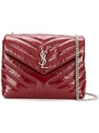 Saint Laurent Loulou Shoulder Bag - Red