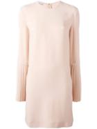 Stella Mccartney Pleated Sleeve Dress - Pink