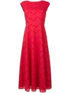 Max Mara Studio Eyelet Embroidered Dress