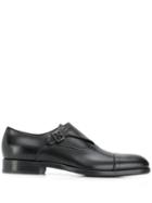 Boss Hugo Boss Single-buckle Monk Shoes - Black