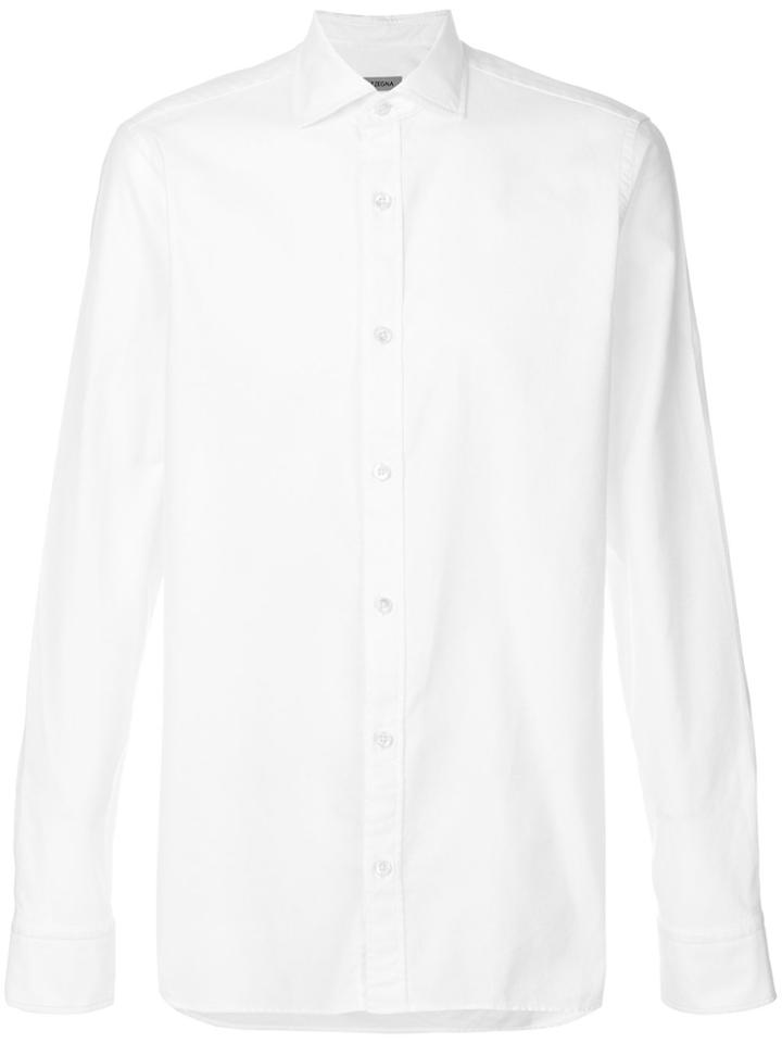 Z Zegna Long Sleeve Shirt - White