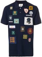 Kent & Curwen Multi Patches Polo Shirt - Blue