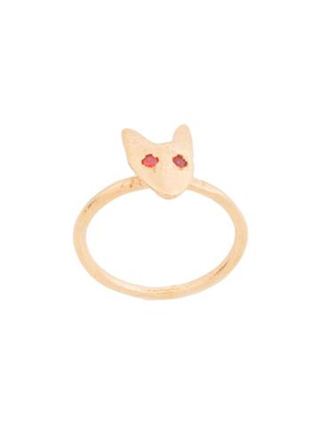 Oraïk Little Fox Ring - Metallic