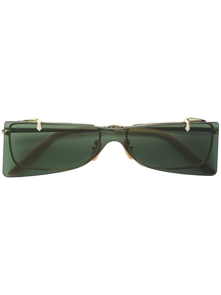 Gucci Eyewear Square Shaped Sunglasses - Nude & Neutrals