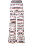 See By Chloé Knitted Flared Trousers - Nude & Neutrals