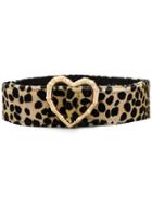 Rixo Leopard Print Belt - Brown