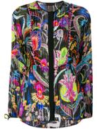 Etro Bead Embellished Graphic Print Shirt - Black