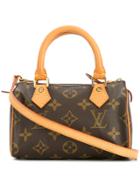 Louis Vuitton Vintage Mini Speedy 2 Way Handbag - Brown