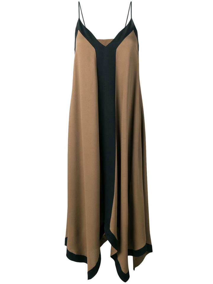 Fabiana Filippi Asymmetric Dress - Brown