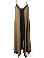 Fabiana Filippi Asymmetric Dress - Brown