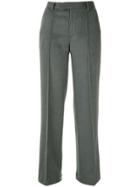 Undercover Furry Wide Leg Trousers - Green