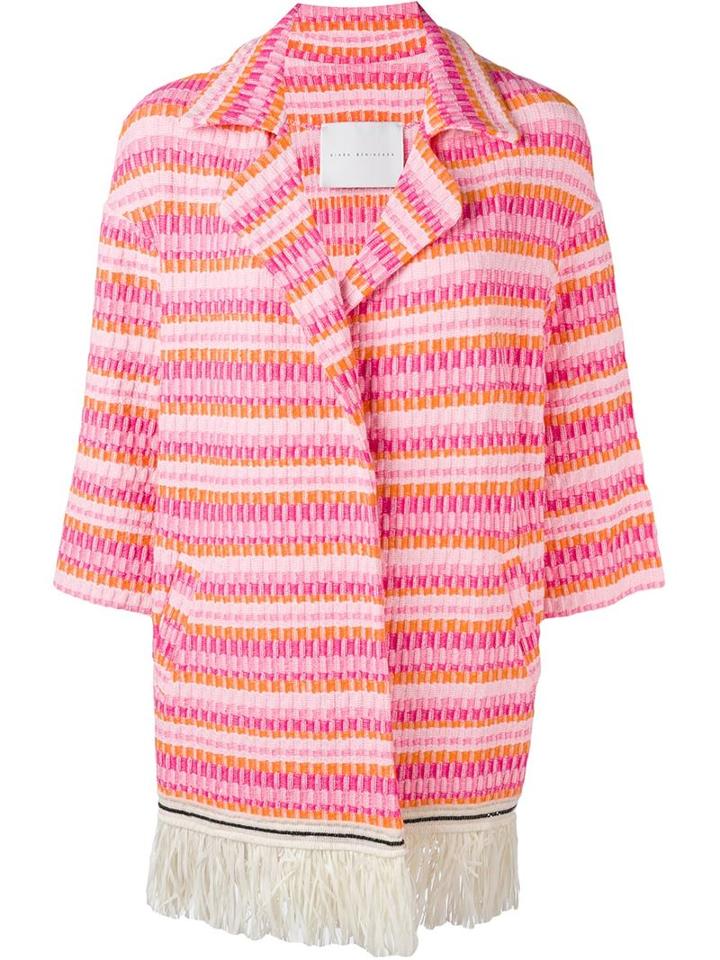 Giada Benincasa Kenny Fringed Jacket, Women's, Size: S, Pink/purple, Viscose/spandex/elastane