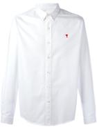 Ami Alexandre Mattiussi - Ami De Coeur White Oxford Shirt - Men - Cotton - 40, Cotton