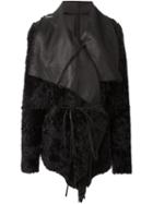 Lanvin Belted Coat, Women's, Size: 36, Brown, Lamb Fur