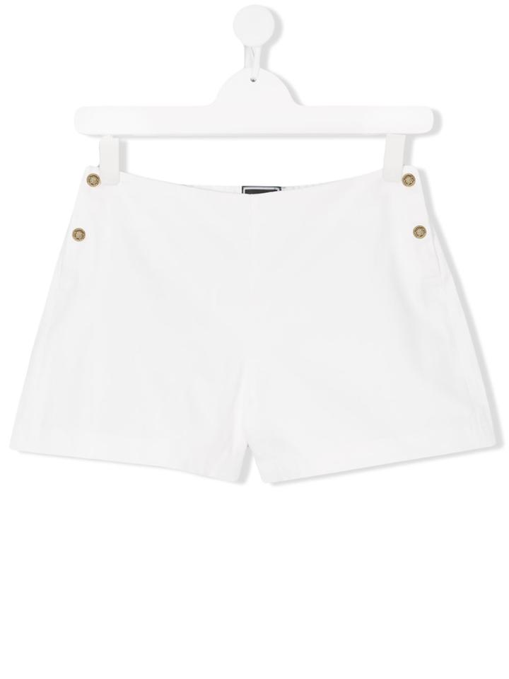 Young Versace Teen Classic Shorts - White
