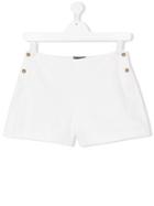Young Versace Teen Classic Shorts - White