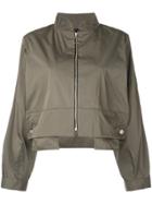 Taylor Aligned Bomber Jacket - Green