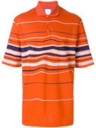 Napa By Martine Rose Striped Polo Shirt - Yellow & Orange