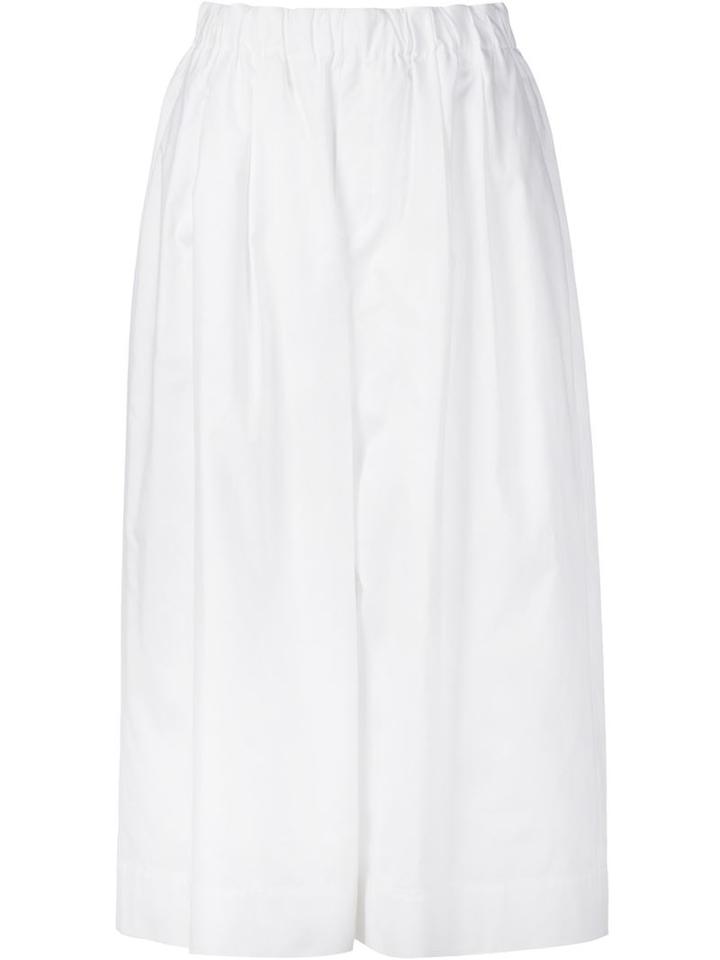 Astraet Gaucho Pants, Women's, Size: 1, White, Cotton/polyester