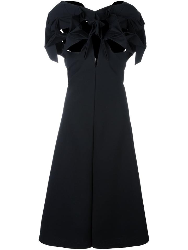 Junya Watanabe Comme Des Garçons Cut-out Bow Flared Dress